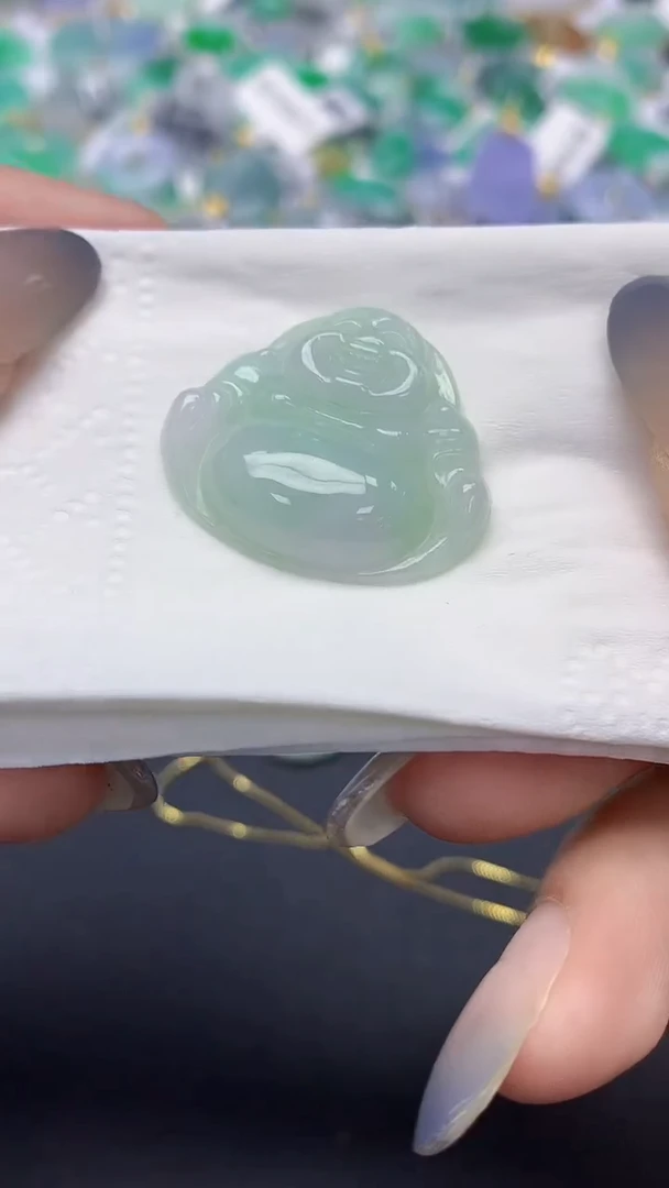 翡翠未镶嵌颈饰天然缅甸a货翡翠