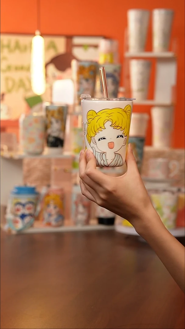 景德镇手工手绘文创陶瓷杯