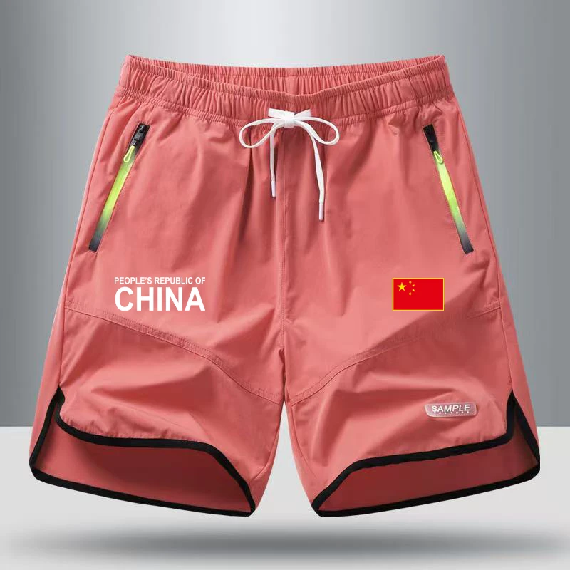 运动短裤中国China夏季速干五分裤训练健身跑步外穿裤子透气薄款
