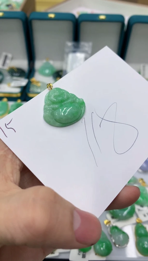 【闪购商品】翡翠颈饰18K金镶嵌11111111