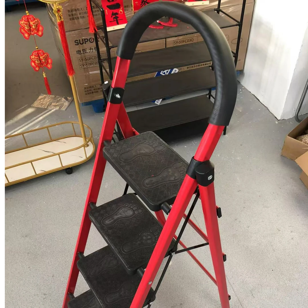 aq不锈钢家用四步梯子