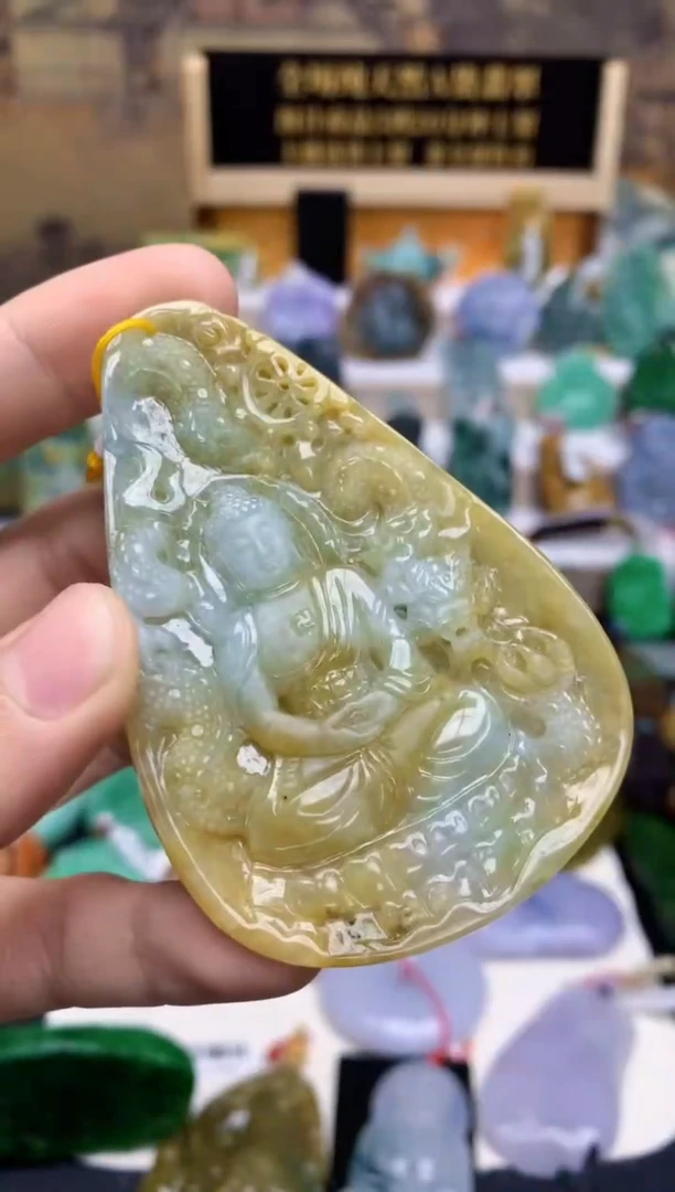 未镶嵌挂件翡翠飘*#天然A货翡翠