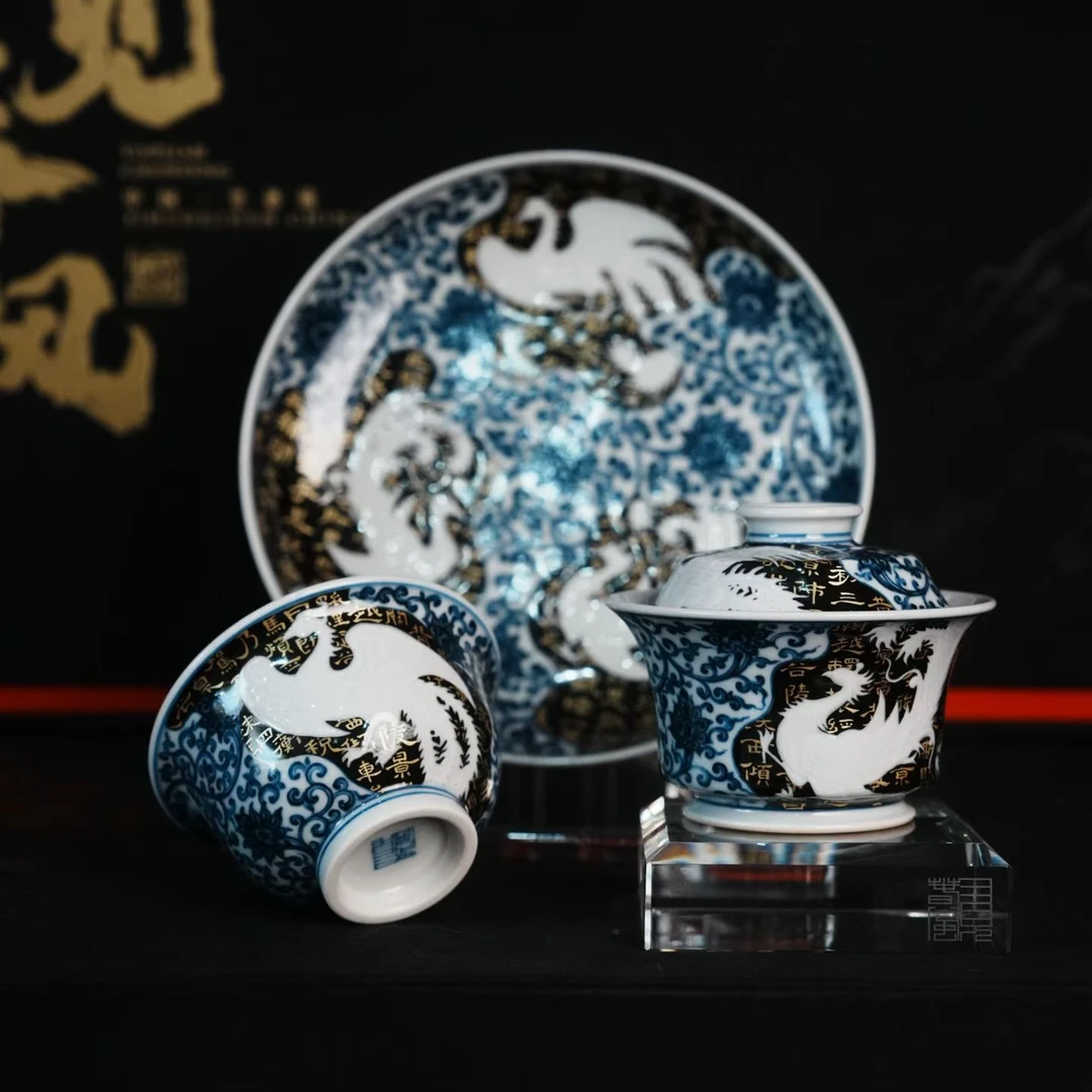 【又见春风】汉风金刚莲雕刻凤纹套系