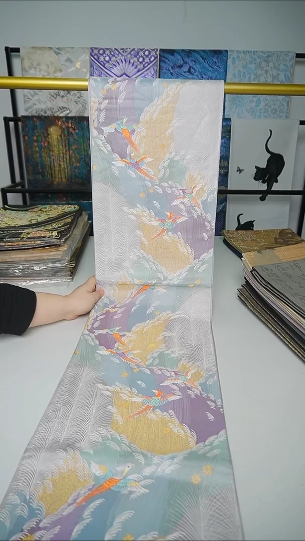 织绣织锦64锦鸡。
