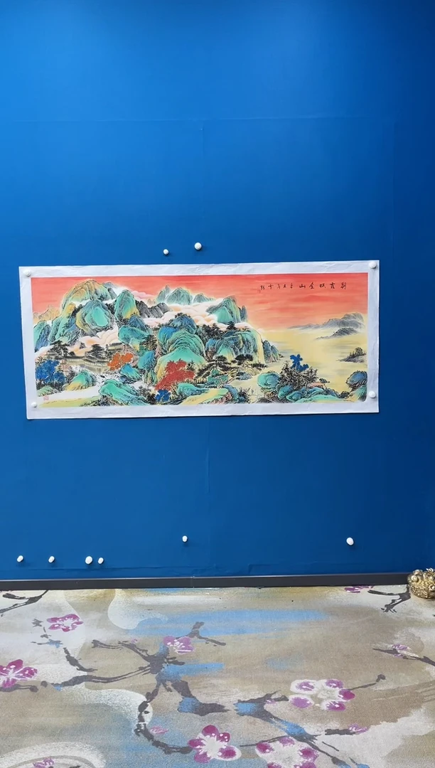 【闪购商品】国画张-荣宝原作原作雪景/无框/W带荣宝书