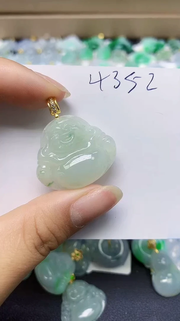 翡翠未镶嵌颈饰天然缅甸翡翠A货