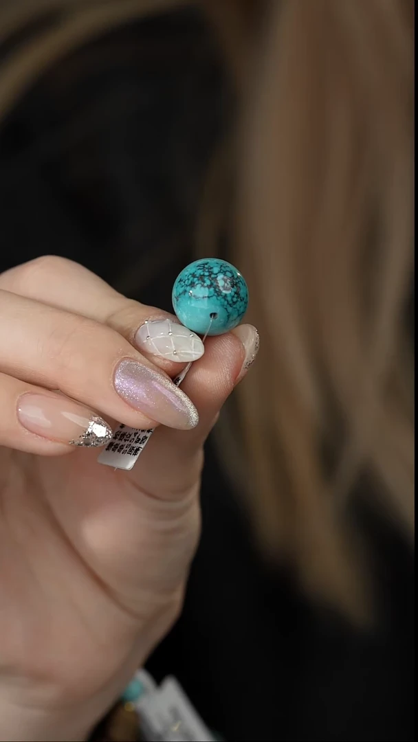 【闪购商品】绿松石单珠未镶嵌Q06（多样性发一件）14mm+