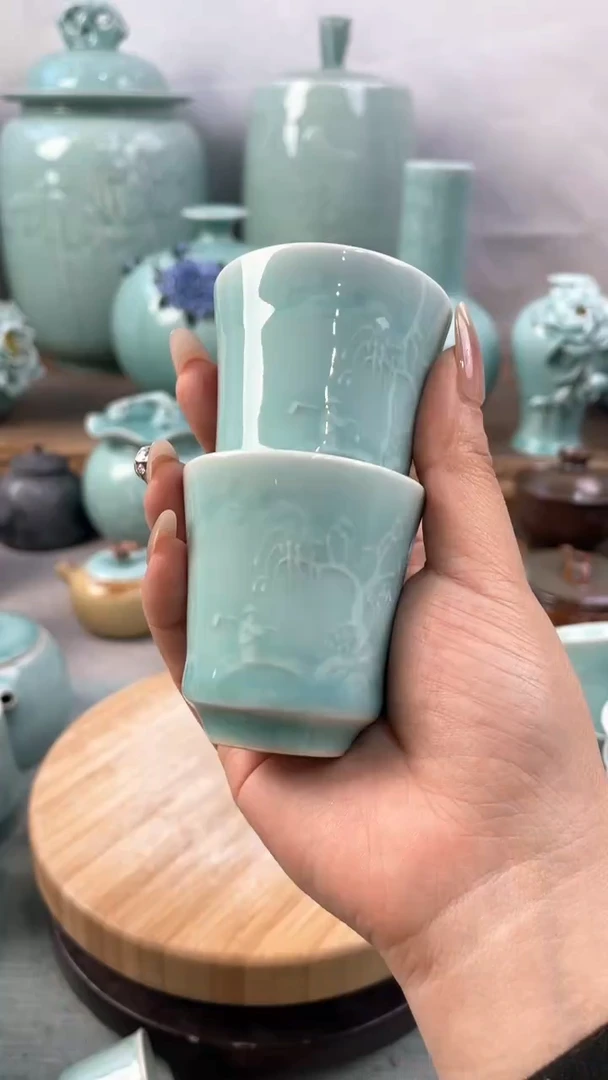 【闪购商品】特价 微瑕 慧仙青瓷