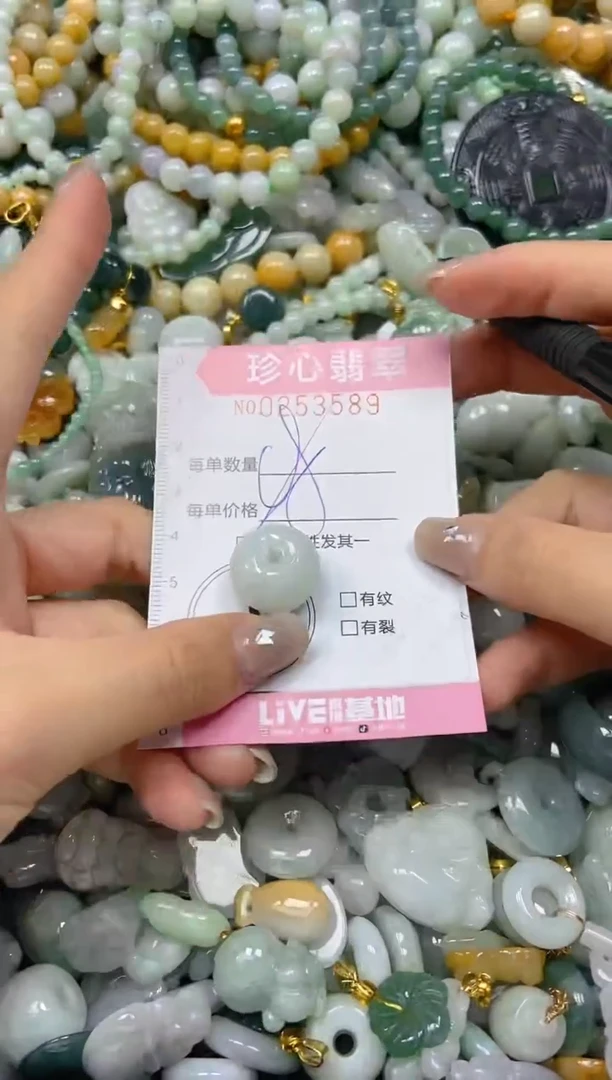 翡翠未镶嵌颈饰闪购0253589多样性发其一