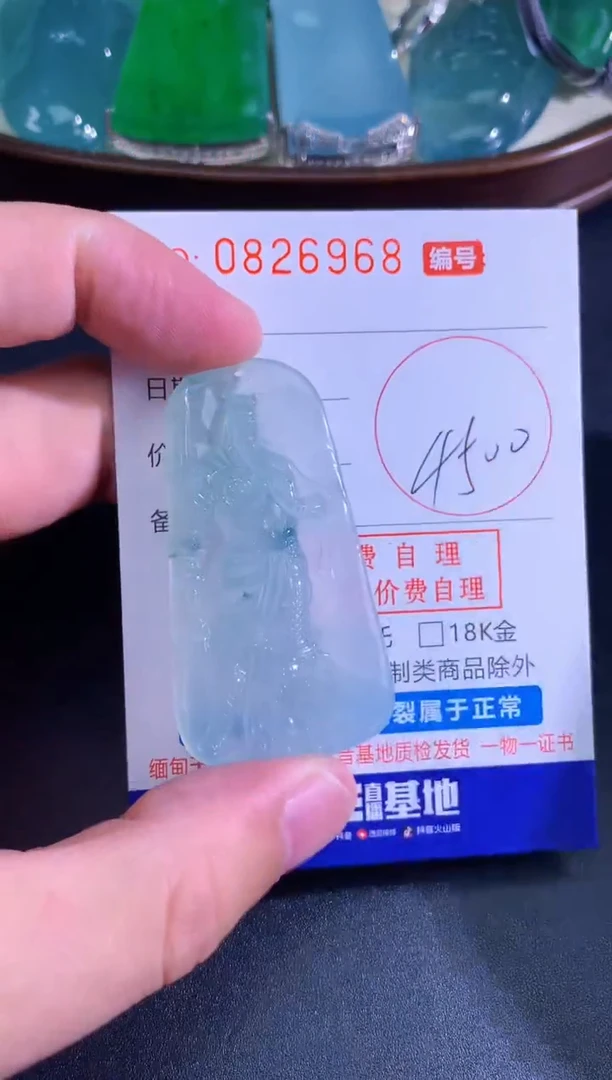 颈饰未镶嵌翡翠天然A货翡翠