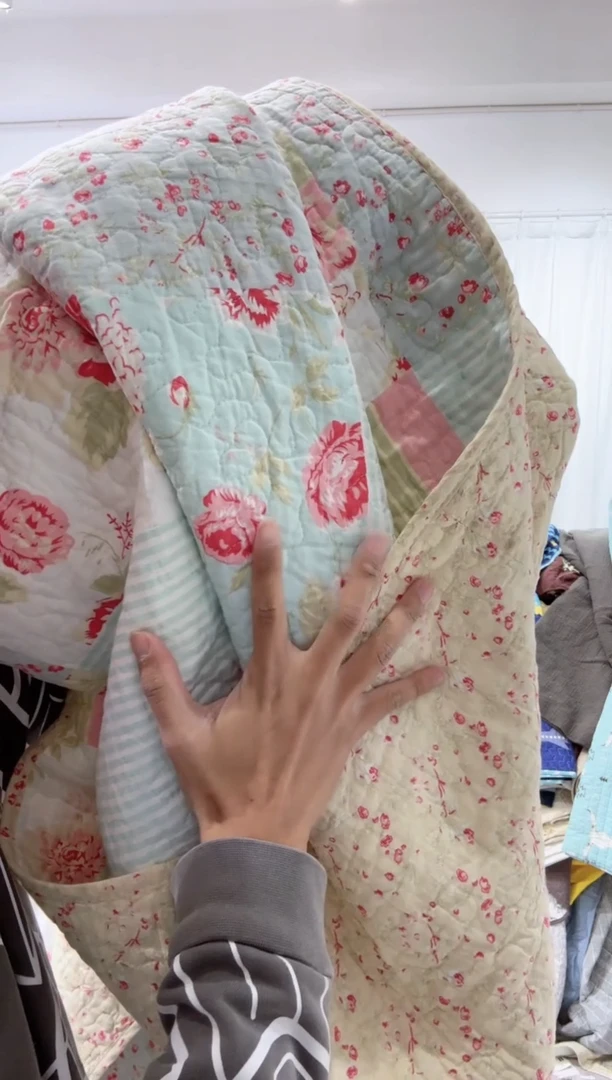 棉200*200纯棉床盖27号微瑕