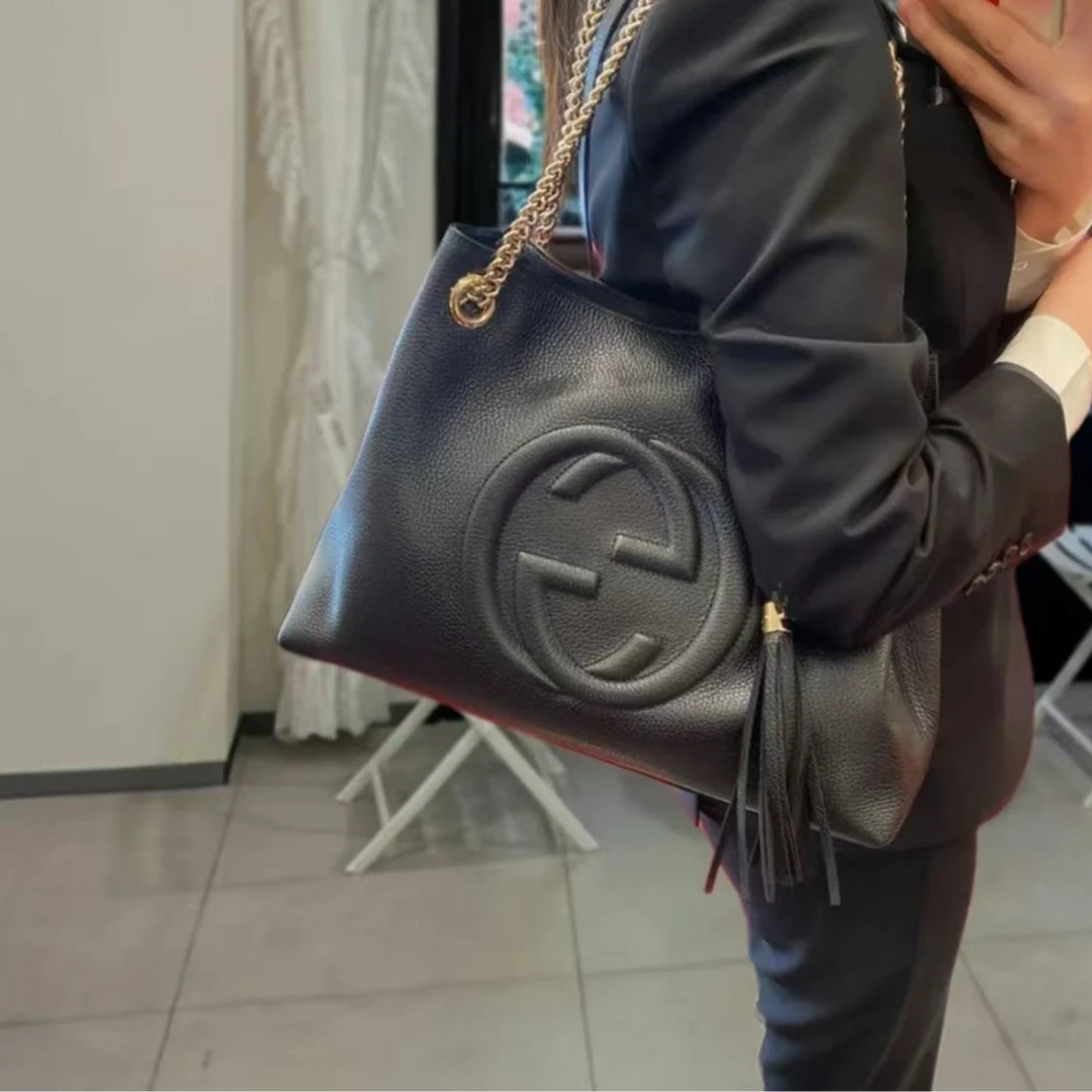 95新 GUCCI/古驰 理里奢品/Gucci/soho单肩包