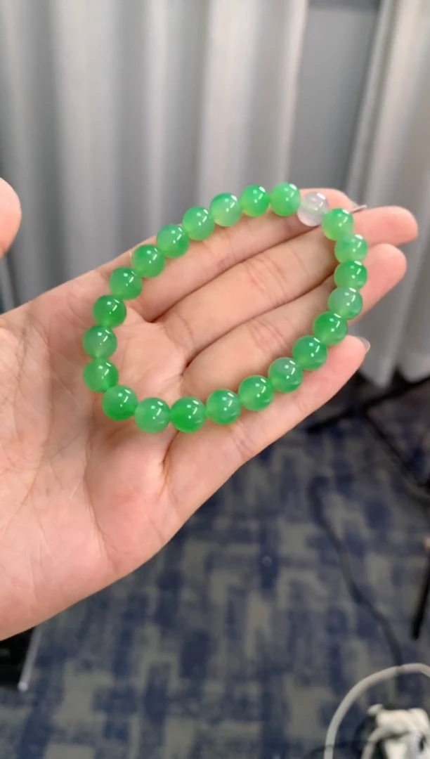 未镶嵌手串翡翠A916|68000