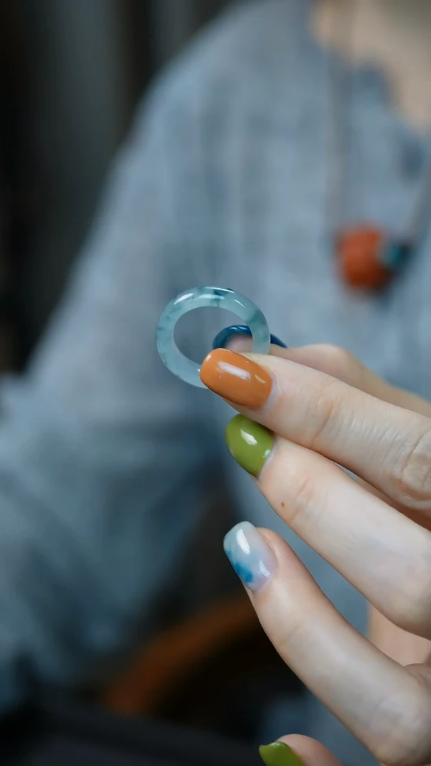 未镶嵌戒圈翡翠17-指圈/姿/1F