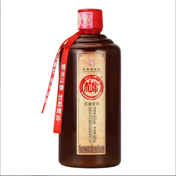 白水杜康单瓶【拍6瓶发整箱】浓香型白酒纯粮食酒  52度500ml