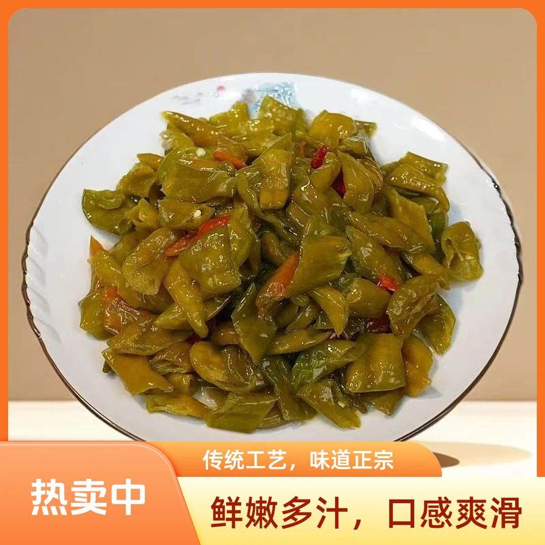 糖醋辣椒段寿县本地辣椒清脆爽口