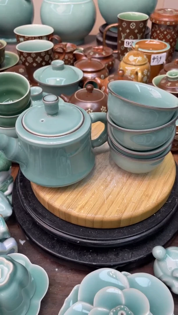 慧仙青瓷1壶4杯  源头厂家特价福利