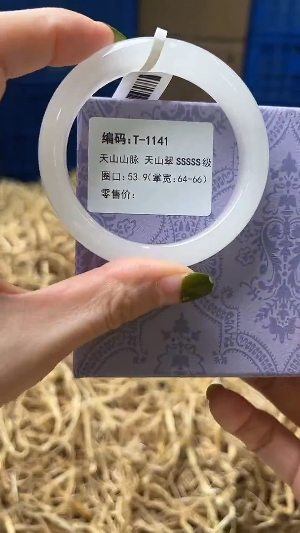 未镶嵌手镯石英质玉T1141