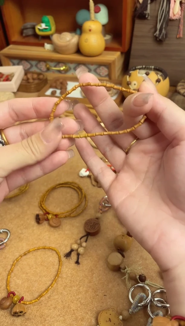 竹节手串一物一拍素款单圈