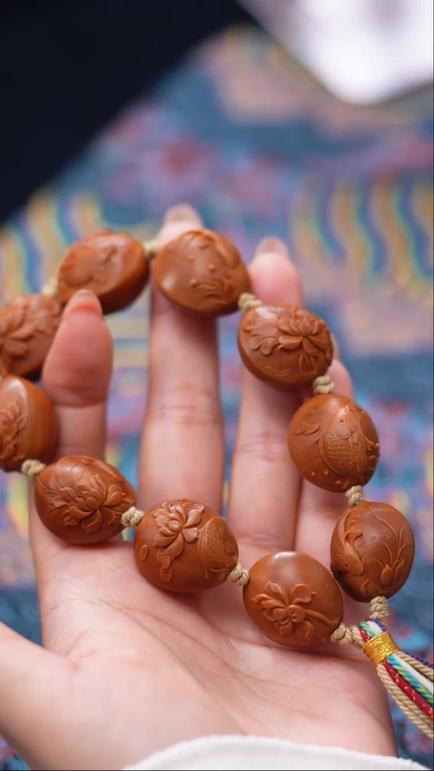 手串/手链橄榄核小*荷花鱼