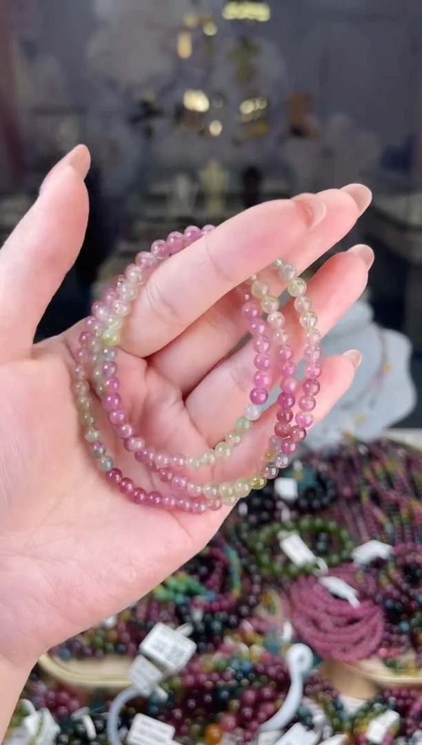 【闪购商品】碧玺/未镶嵌4mm+碧玺多圈多样性发货