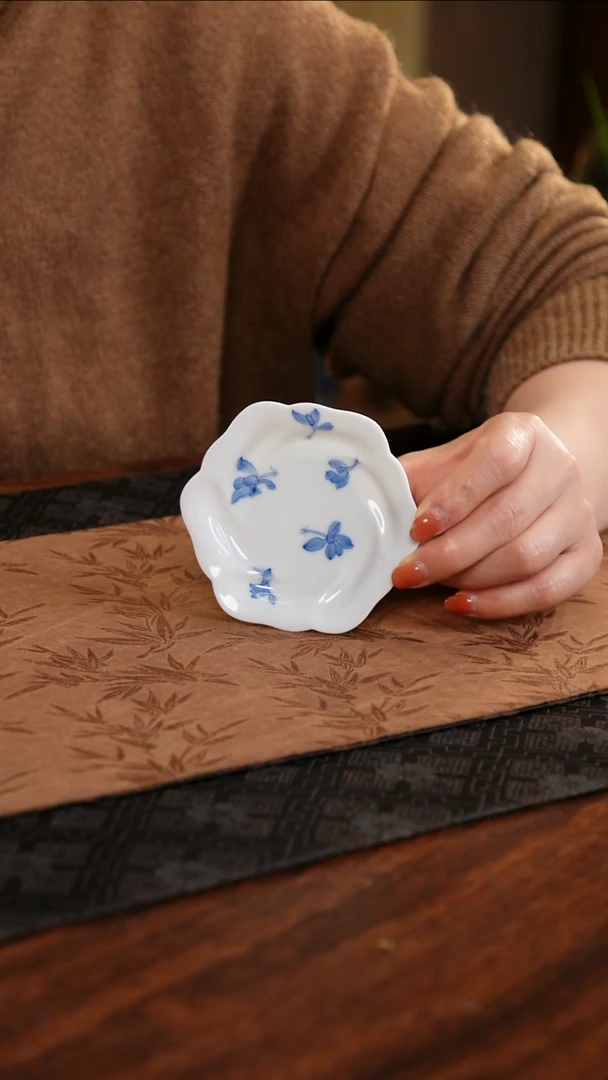 【闪购商品】杯子聚澜堂兰花头杯垫