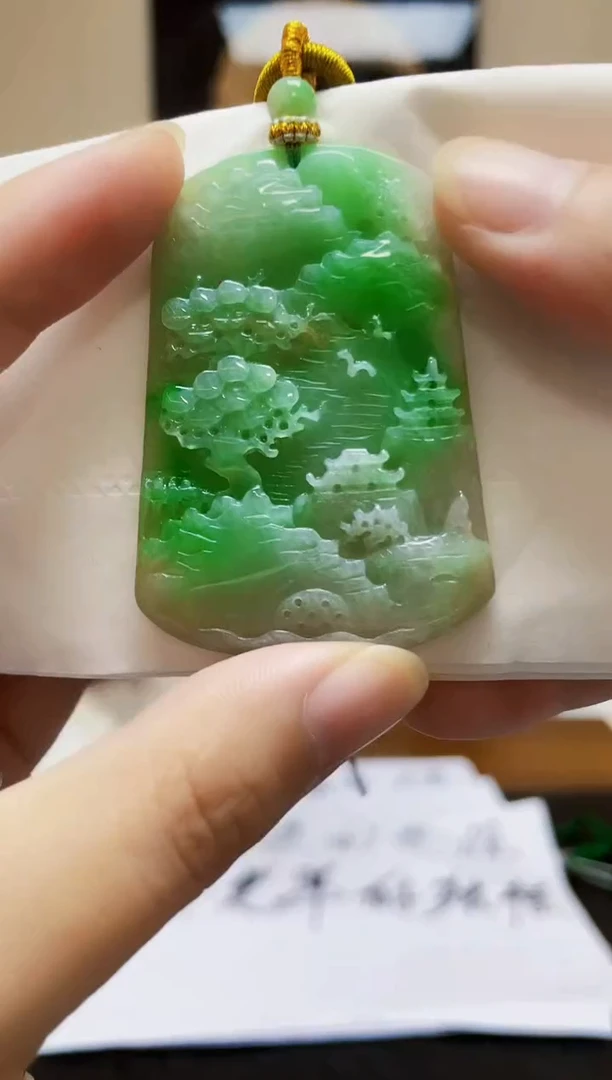 未镶嵌定制翡翠吊坠33