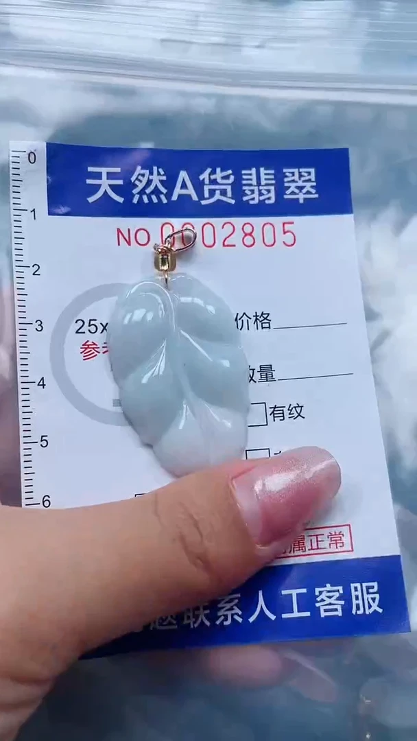 翡翠未镶嵌吊坠(不含链)1