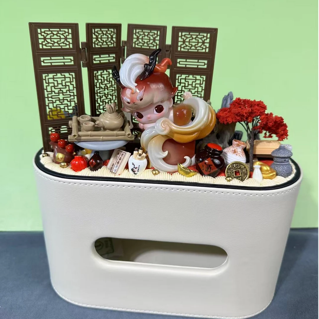 【B款造景抽纸盒】专业手作人手工创意奶油胶DIY摆件