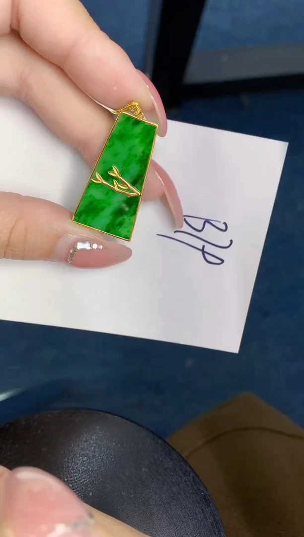 【闪购商品】翡翠颈饰18K金镶嵌000000000