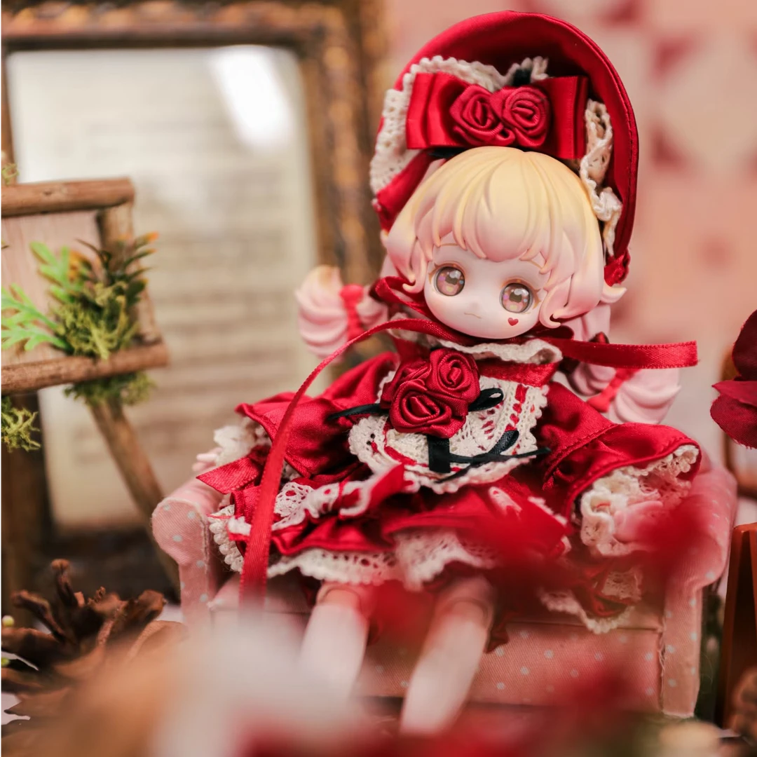 【BJD-碎星轨迹古董礼物盒系列】壳桃果正版盲盒手办可爱礼品礼物