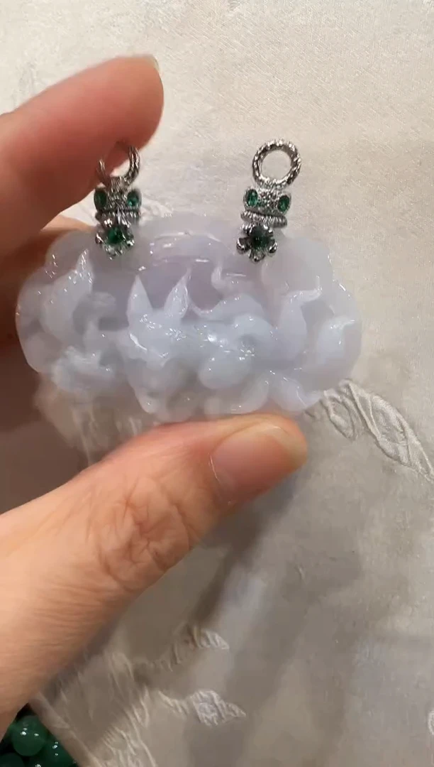 颈饰未镶嵌翡翠国风