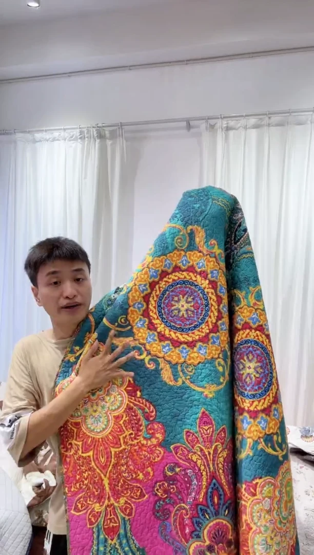 棉200*230纯棉床盖131号微瑕
