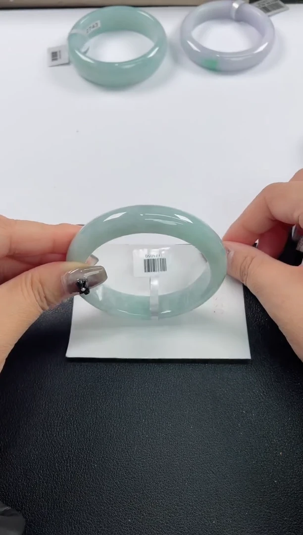 未镶嵌手镯翡翠基地发货H8971 56+