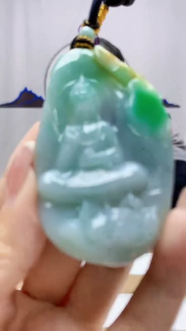 未镶嵌定制翡翠5060ty-毛货挂件179