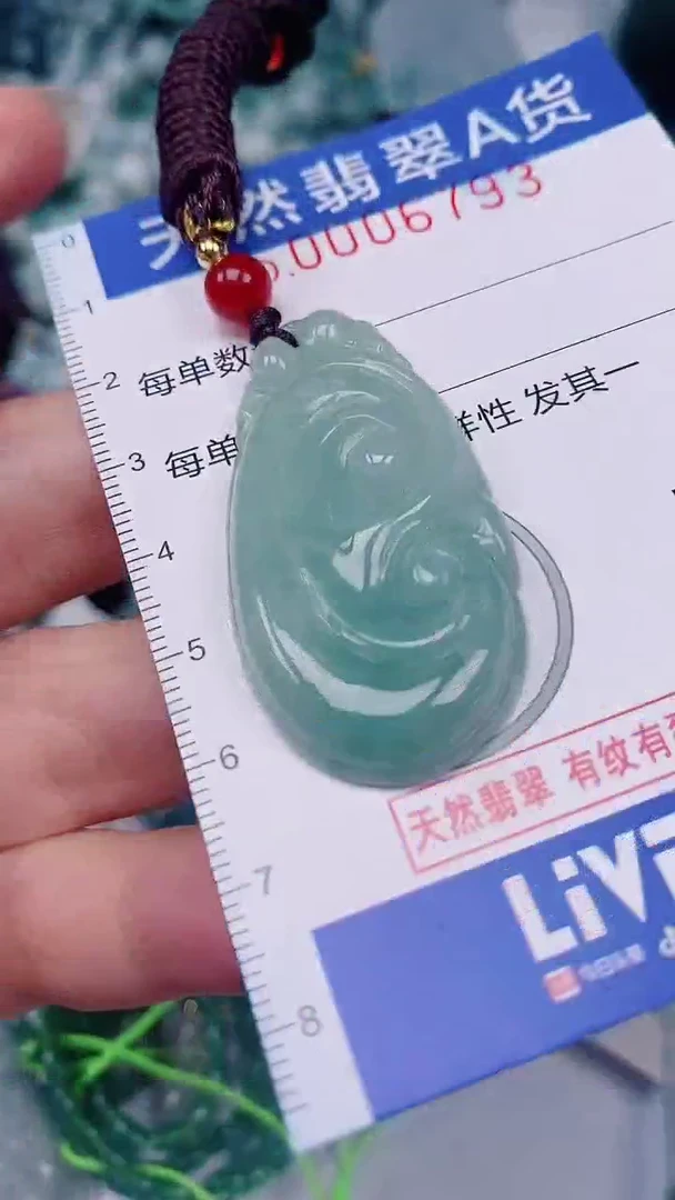 翡翠未镶嵌颈饰00006793