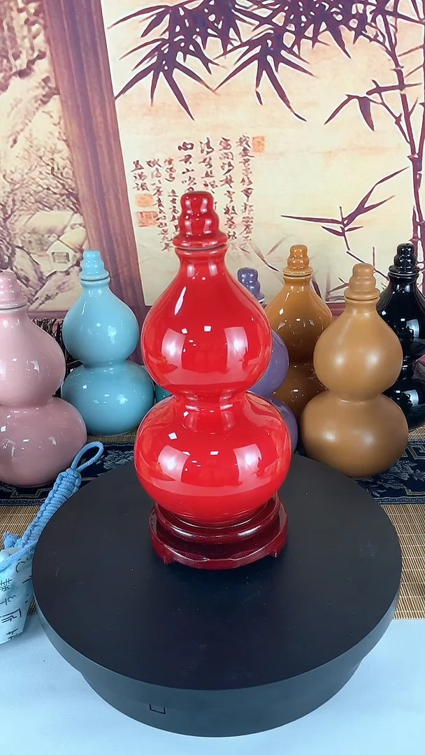 陶瓷1斤多彩葫芦