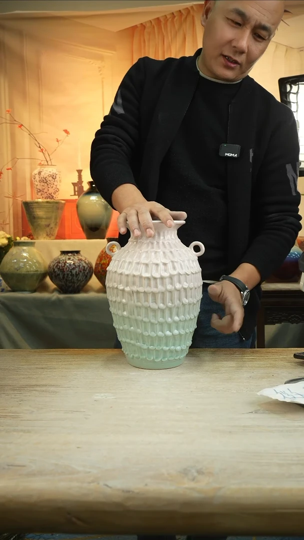 高28口12高温陶瓷花瓶