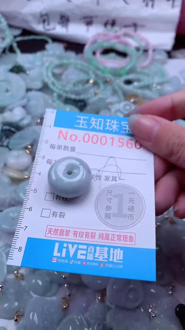 翡翠未镶嵌吊坠(不含链)1560