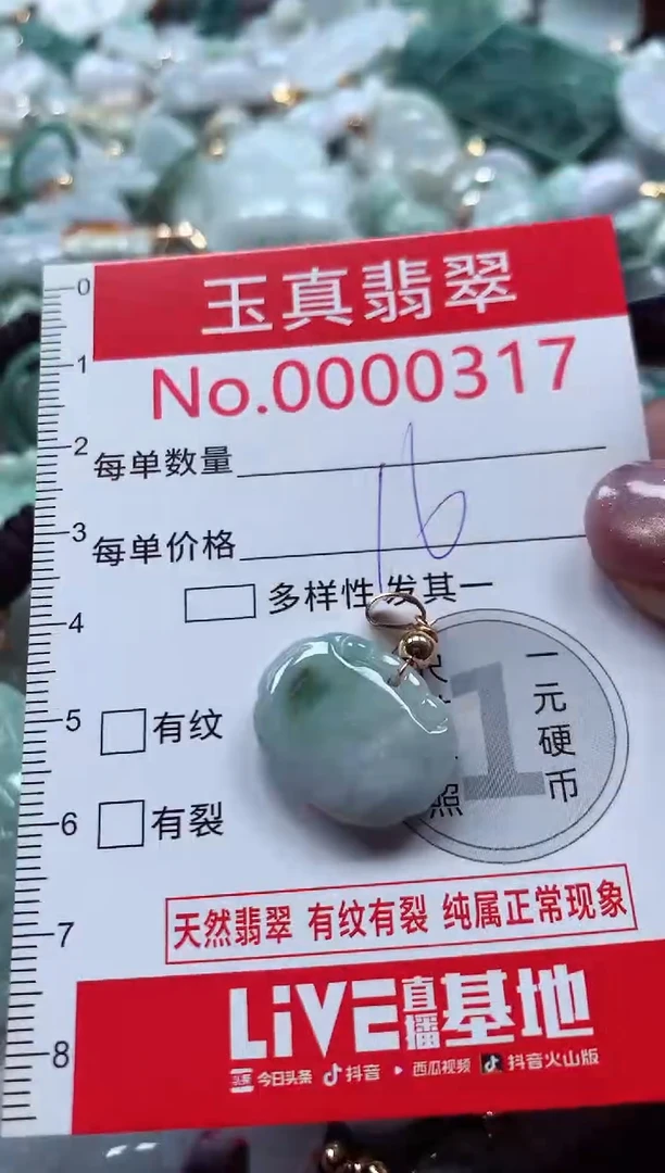 吊坠(不含链)未镶嵌翡翠0317