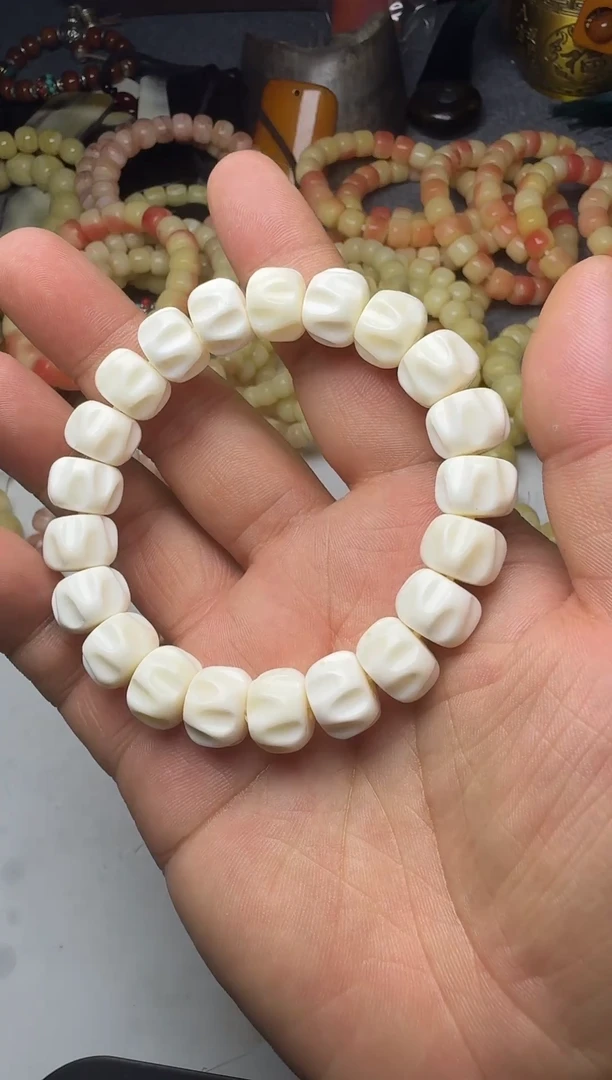 鹿骨手串/手链1.4鹿骨百香籽