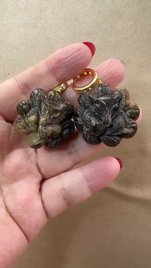 【闪购商品】琥珀耳饰银S925镶嵌耳环