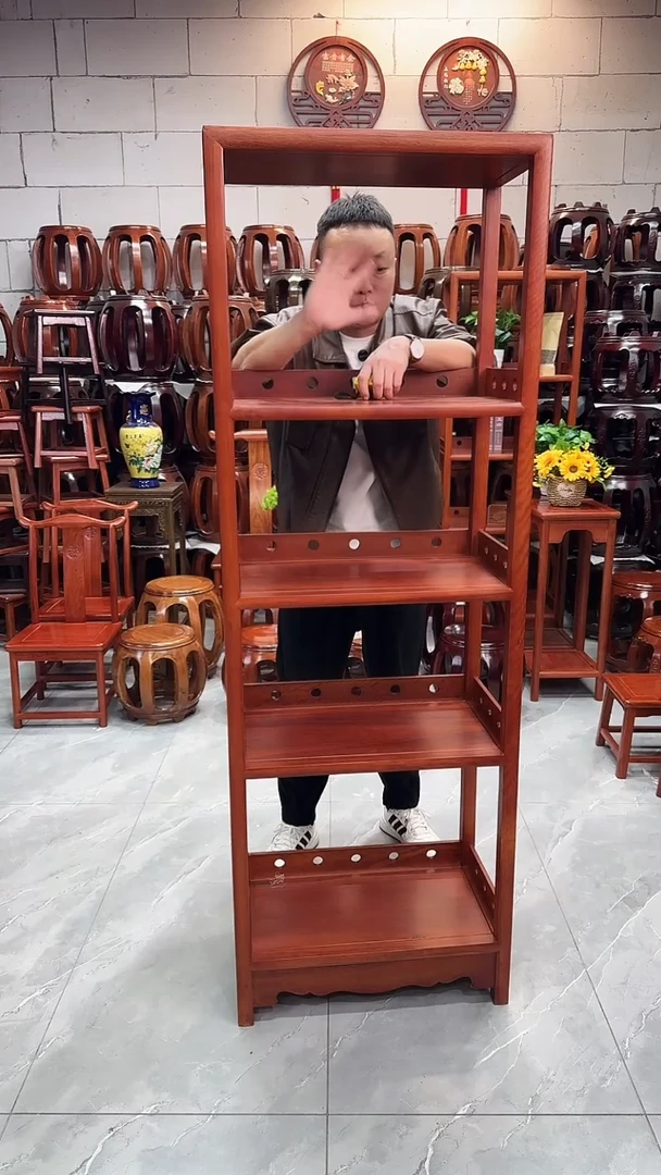 花梨木类家具越南花梨木花梨色书架单个