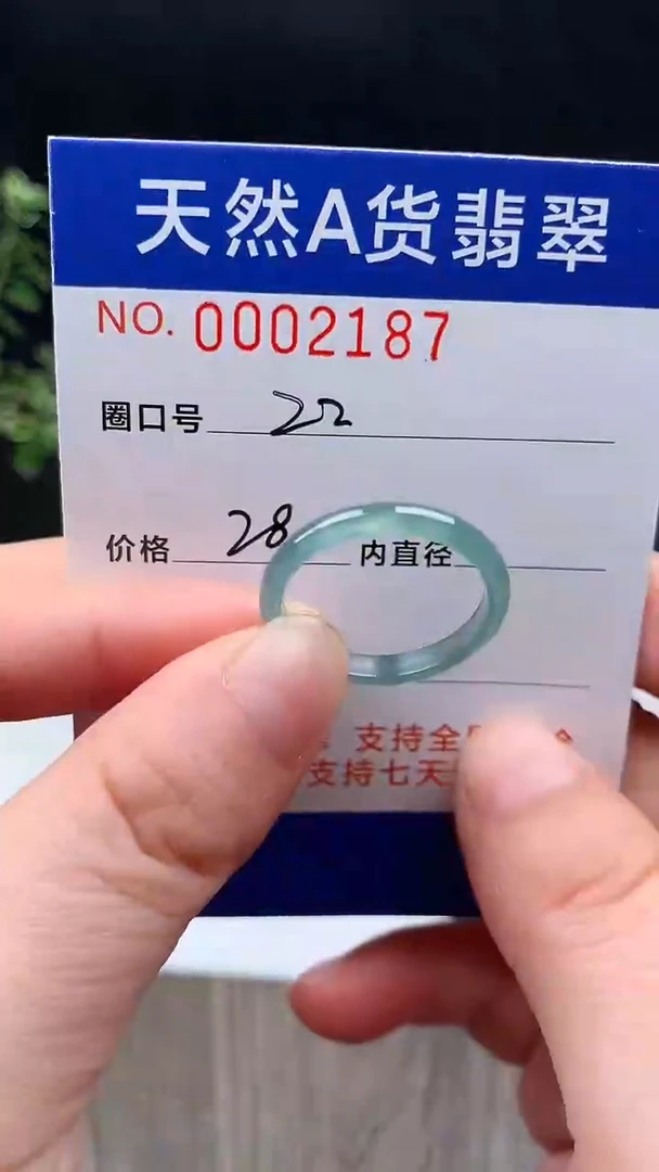 未镶嵌戒指翡翠22#