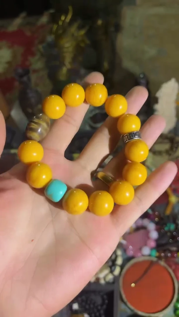 【闪购商品】蜜蜡手链未镶嵌48合合合合合合合合