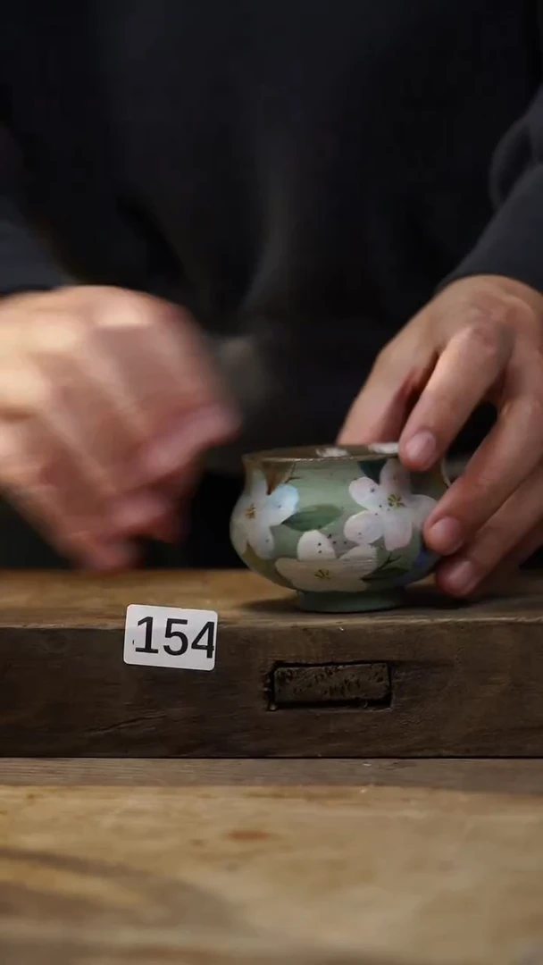 瓷片油画风·彩绘·设计师石一款