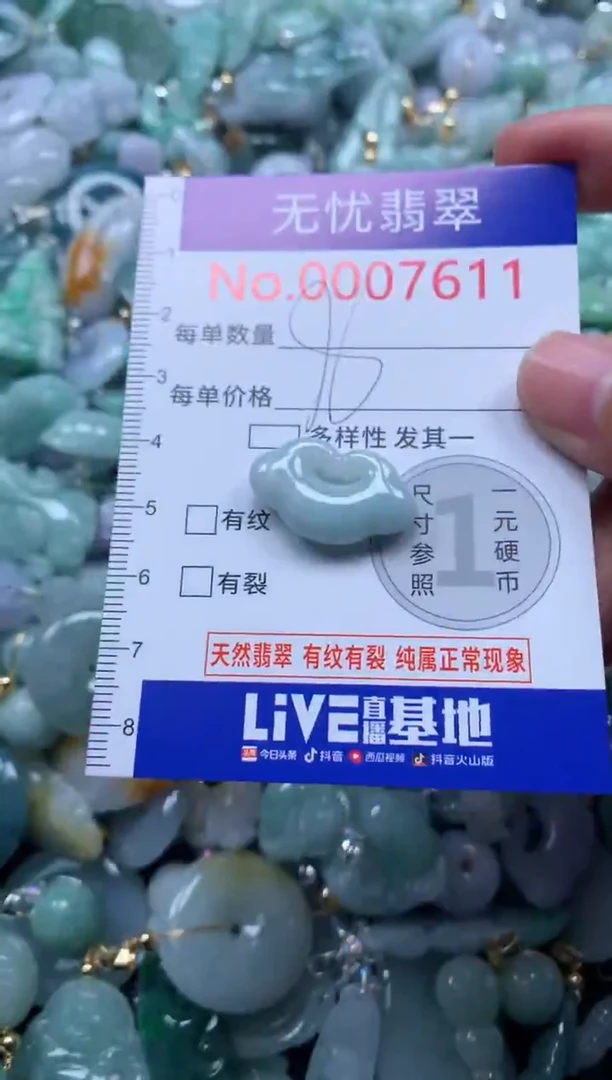 颈饰未镶嵌翡翠7611