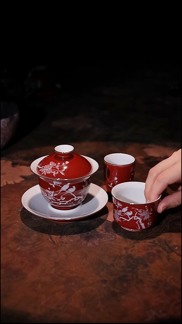 陶瓷茶具（无礼盒）@@A13834