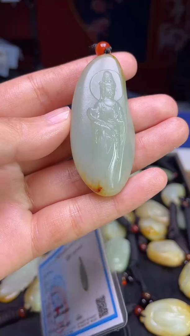 颈饰未镶嵌和田玉123
