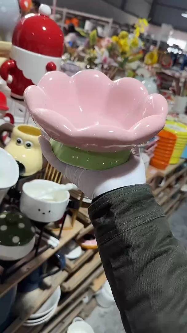 陶瓷大号高脚 微瑕凑满20元包邮